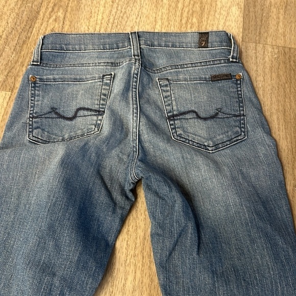 Seven for mankind light blue skinny jeans, size 25 - Picture 7 of 8